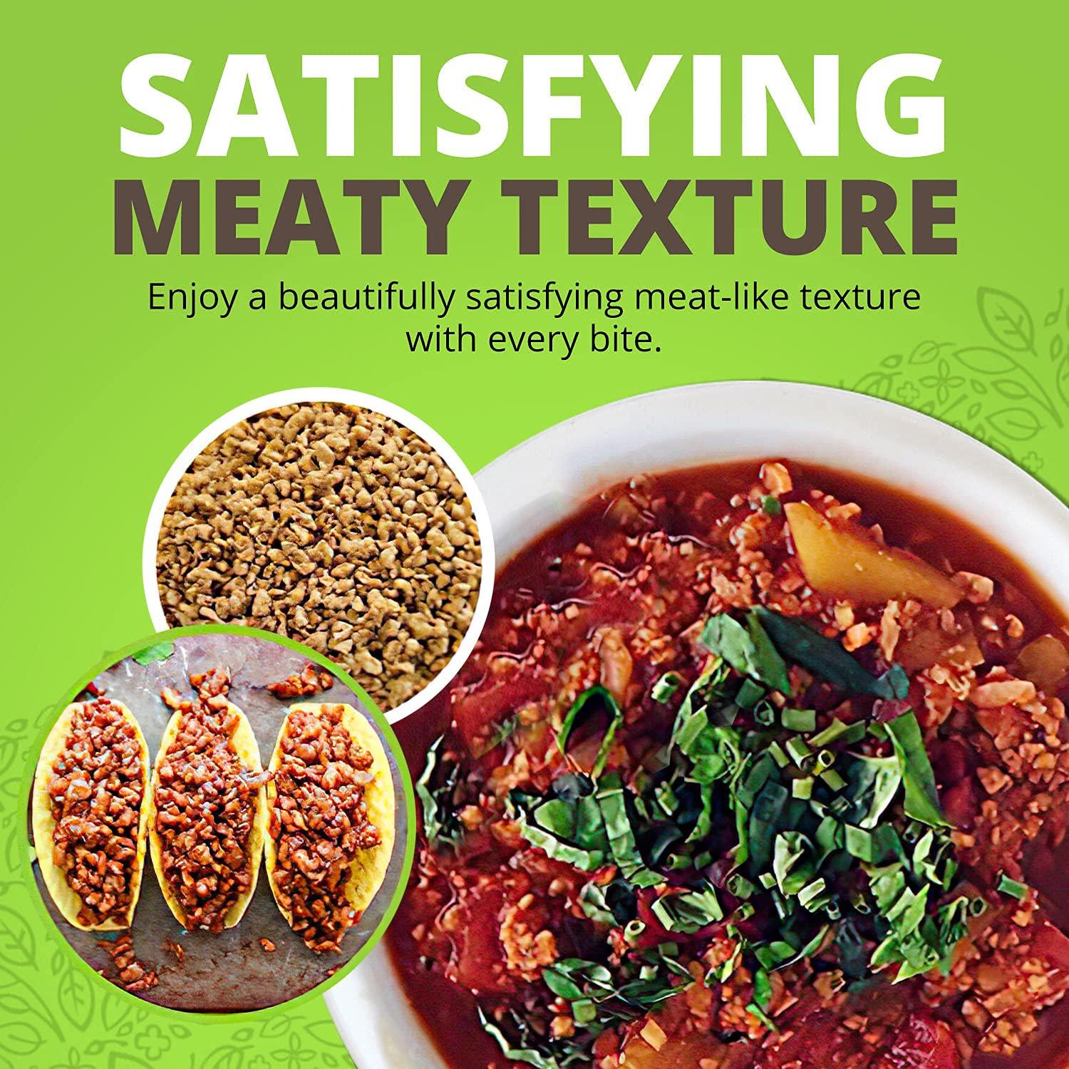 Plant Basics Hearty Plant Protein Unflavored Crumbles, 8 oz, Made