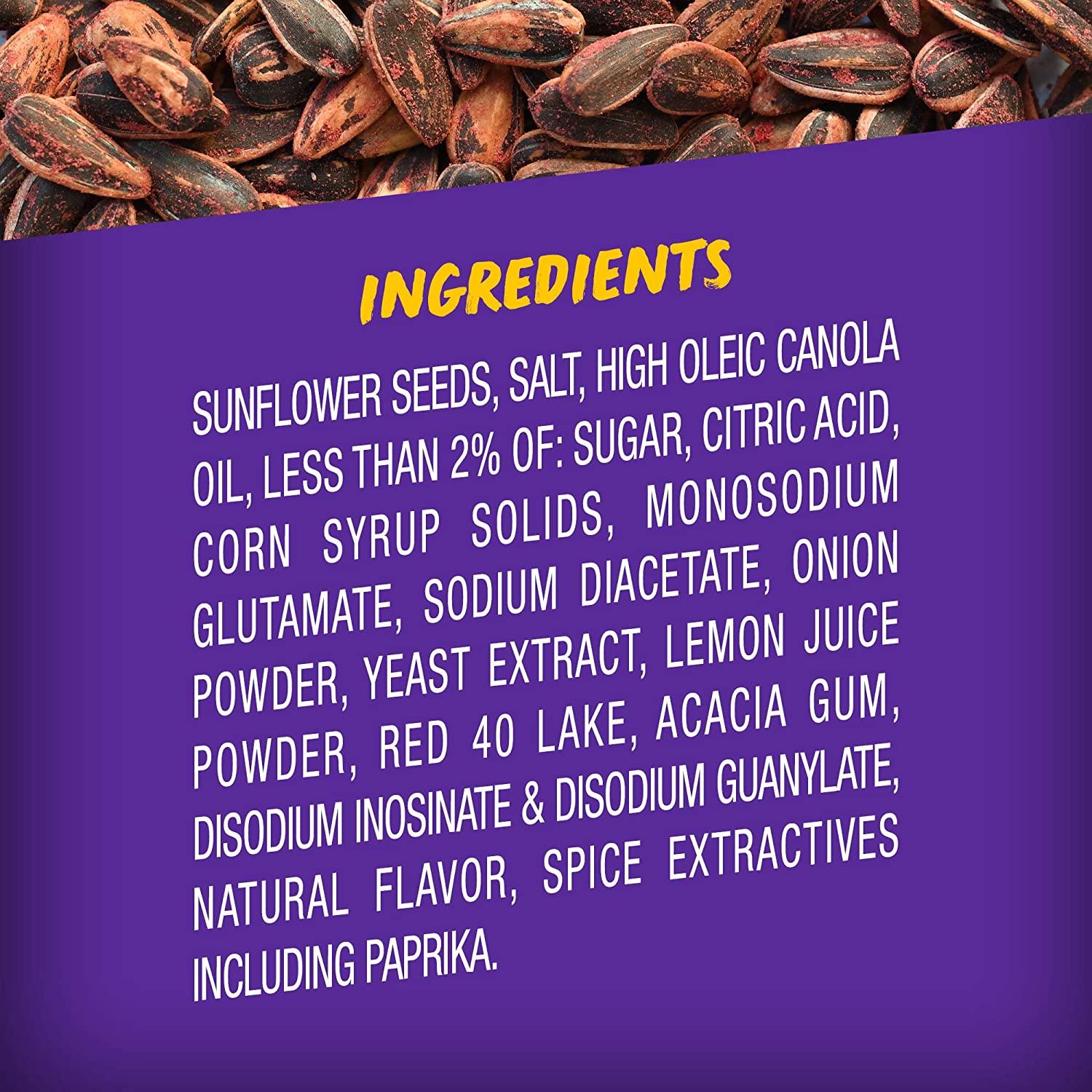 BIGS Takis Fuego Sunflower Seeds 5.35 oz. (Pack of 8) Hot Chili Lime