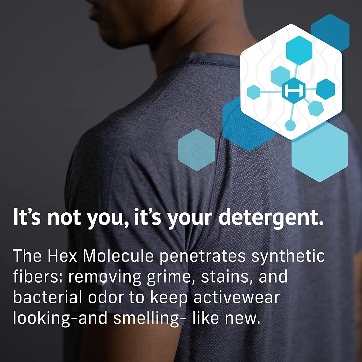 HEX Performance Laundry Detergent, Fresh & Clean, 64 Loads (Pack of 2