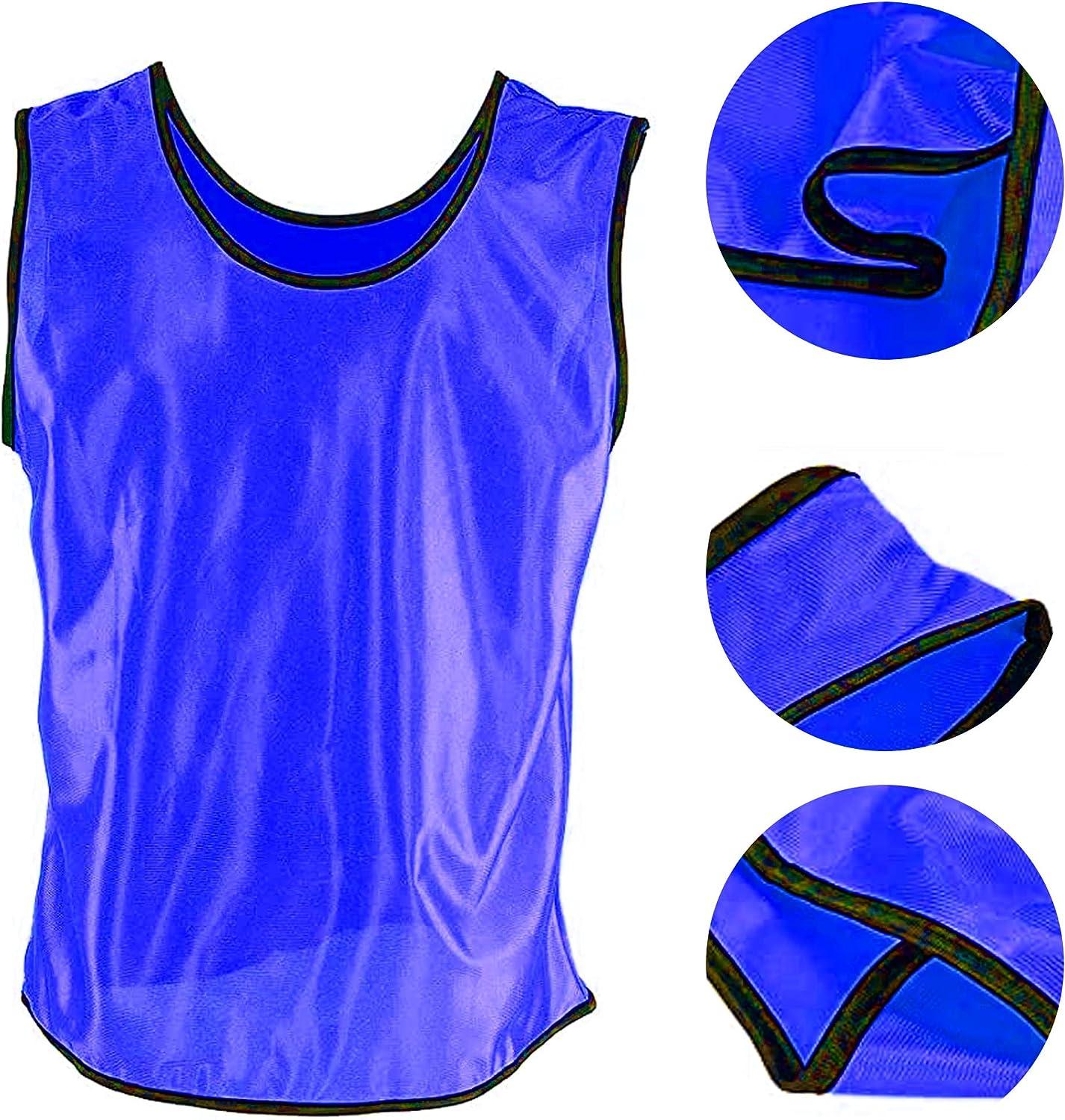DALLX Sports Scrimmage Nylon Mesh Team Practice Vests Pinnies