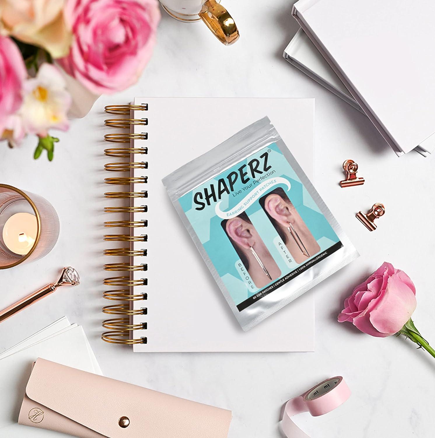 Hypoallergenic Earring Support Patches Earring Lifters for Earlobe