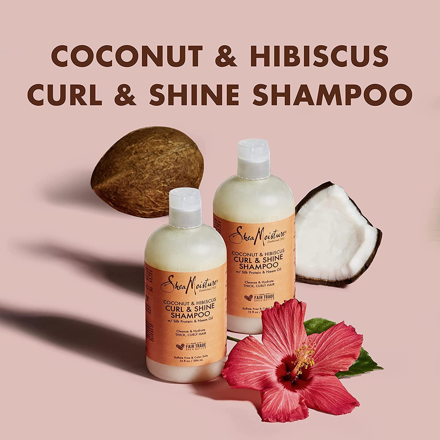 SheaMoisture Curl & Shine Conditioner Coconut & Hibiscus 13 fl oz (384 ml)