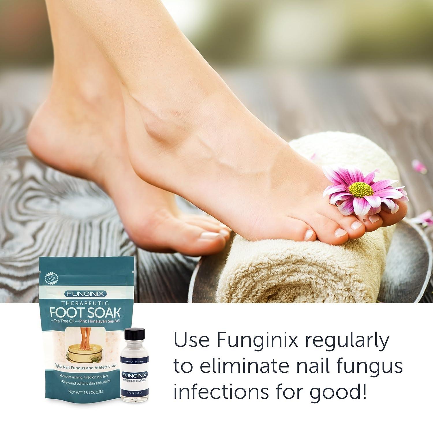 Funginix AntiFungal Treatment AND Therapeutic Foot Soak KIT