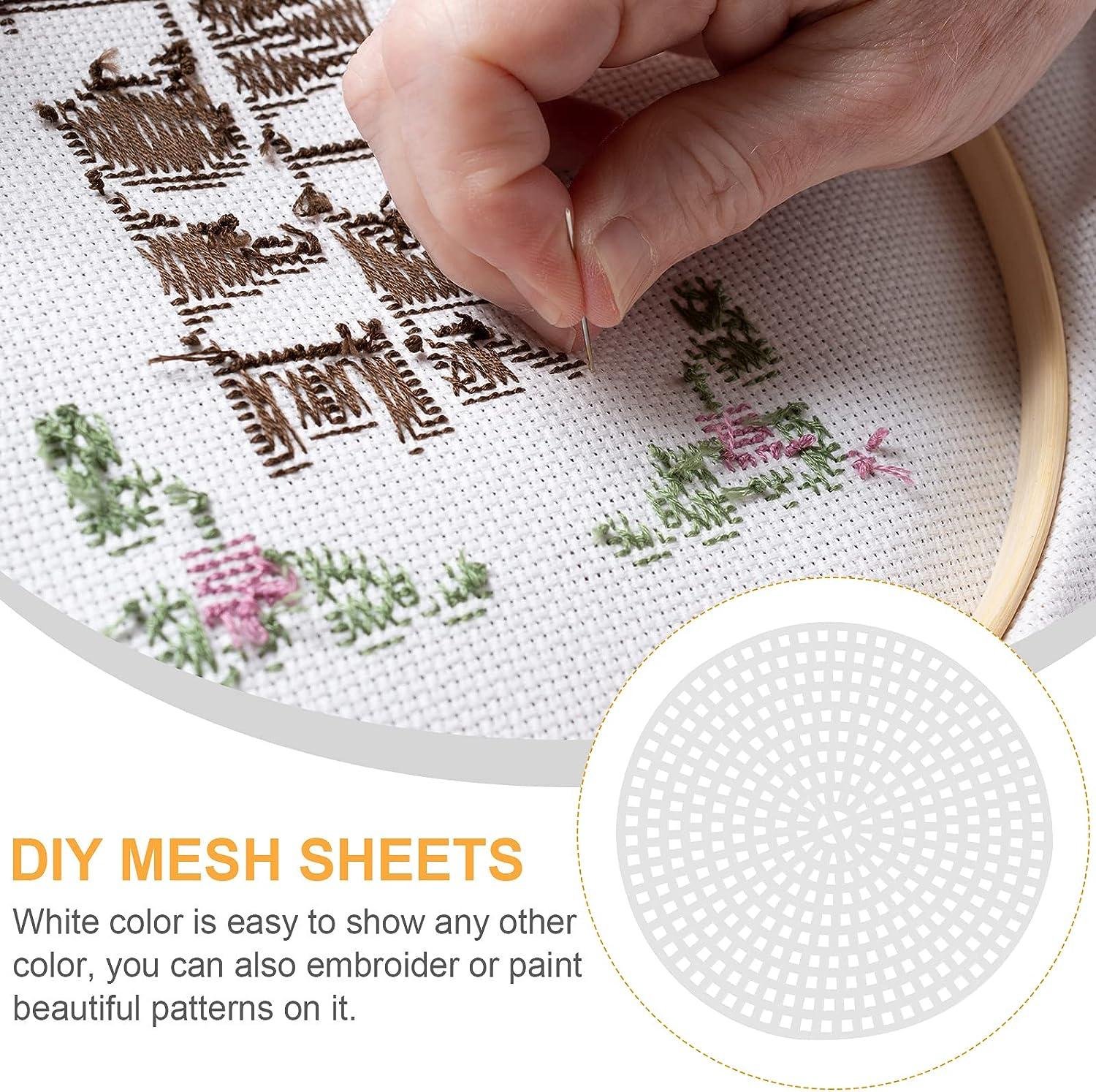 Vinyl Mesh Project Bags for Cross Stitch/needle Art Just Keep Stitching 