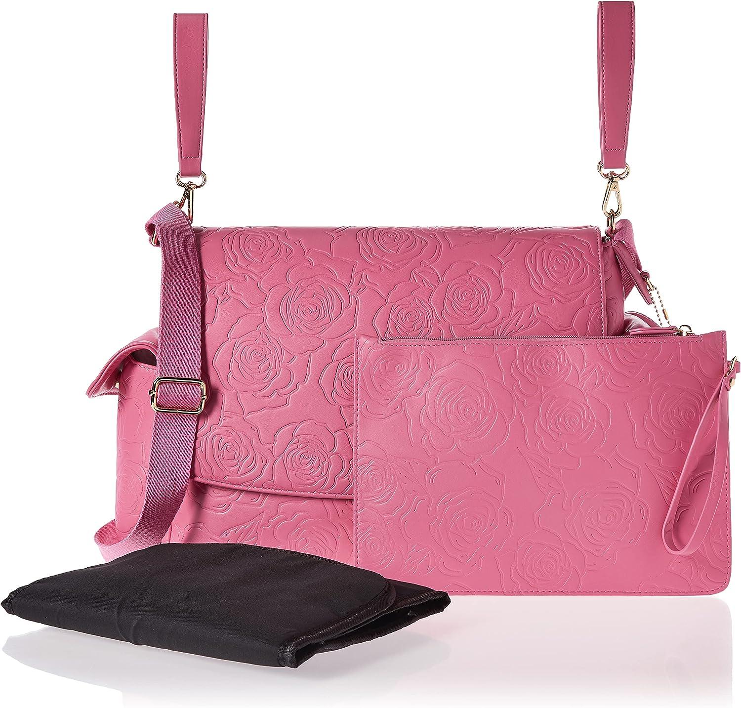 Leather Crossbody Baby Diaper Bag | Multifunctional Baby
