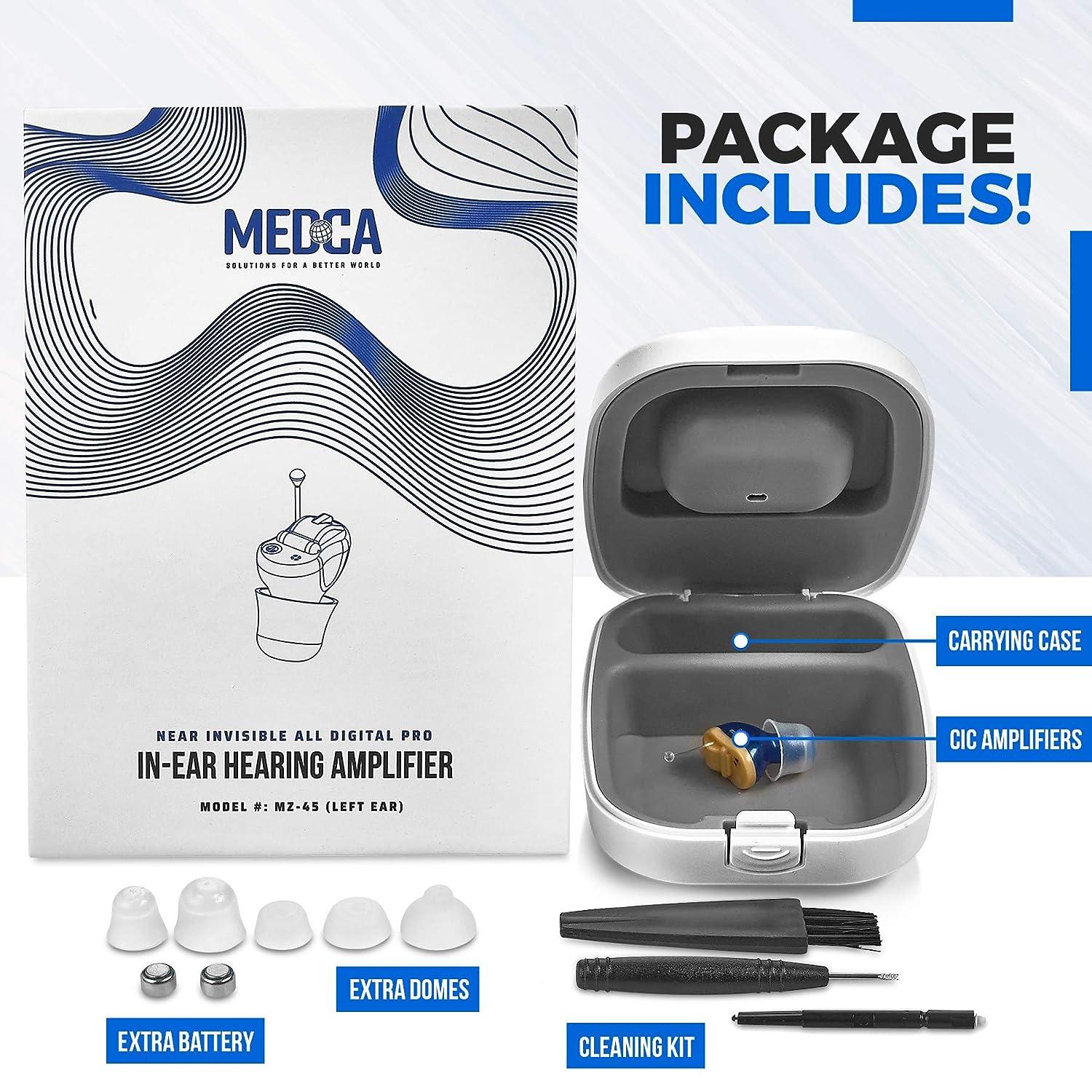 Premium Mini CIC Hearing Aid - Invisible Sound Amplifier