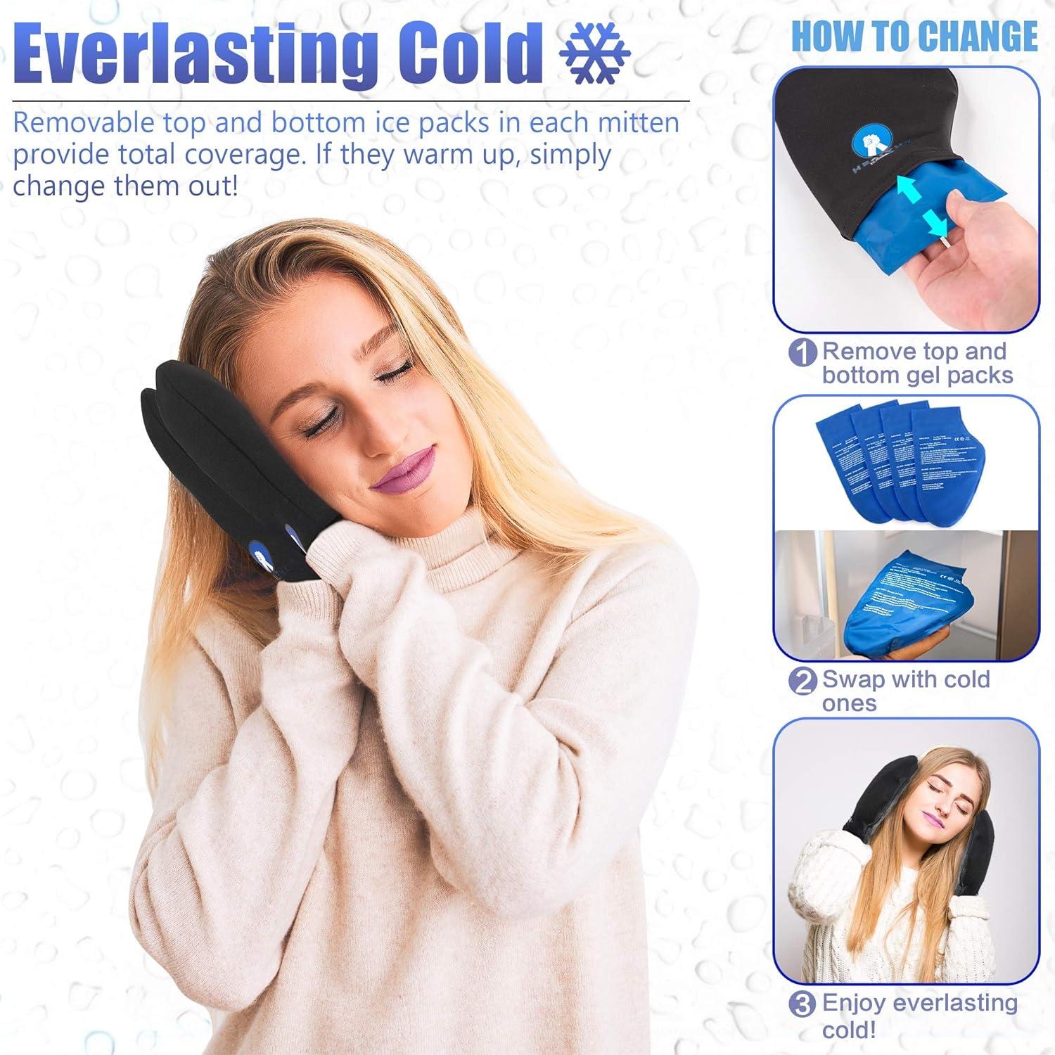 Healthy Hands Hand Wrap Cold Therapy Gloves for Chemo Neuropathy