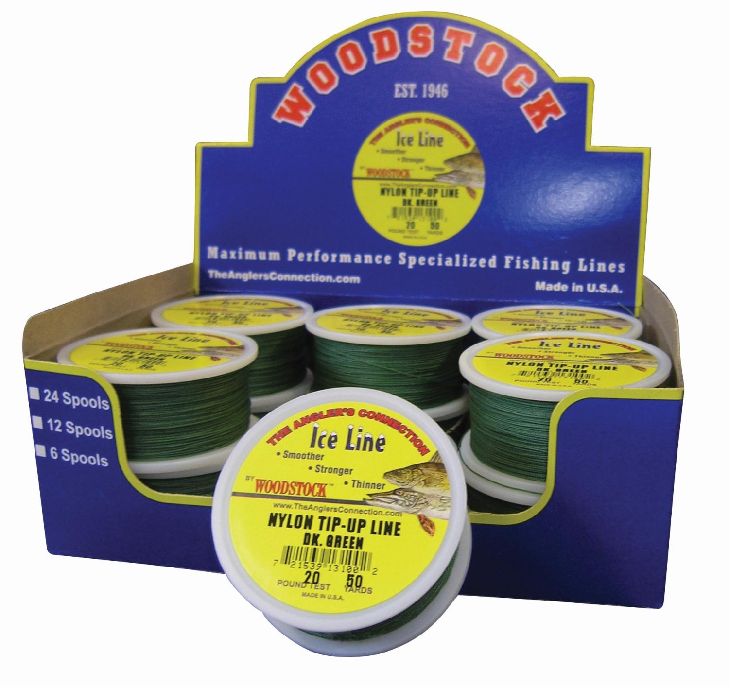 Woodstock Line 12TU5030G No. 30 TipUp Line, Green, 50Yard