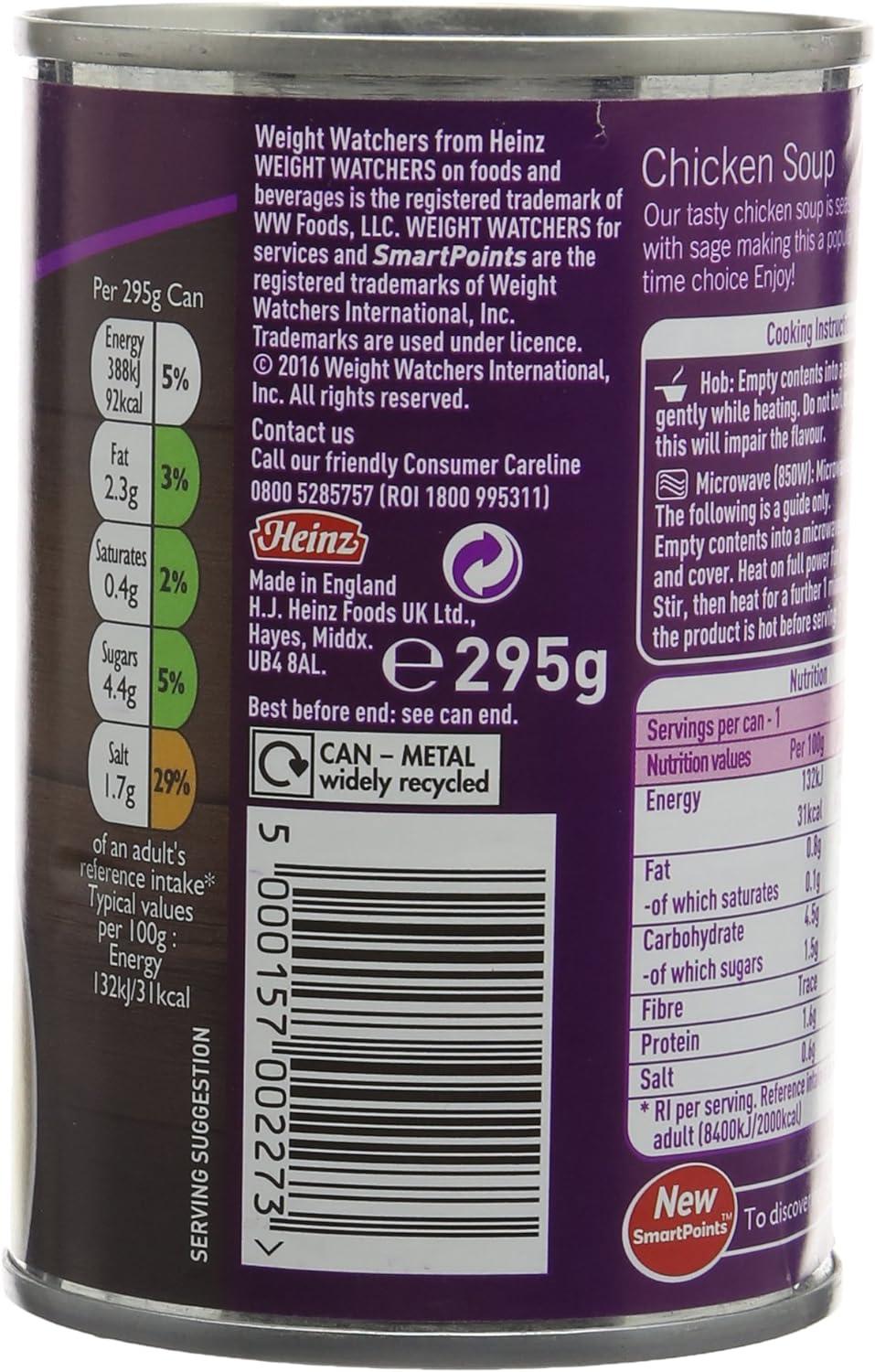 Weight Watchers from Heinz Chicken Soup 295g