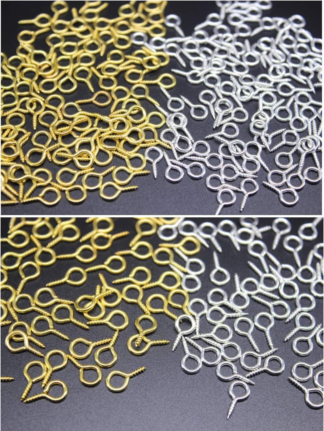 200Pcs Small Tiny Mini Eye Pins Eyepins Hooks Eyelets Screw Threaded Clasps Hooks For DIY Jewelry Making Findings – Buy The Best Products In The Online Store - Foto 12