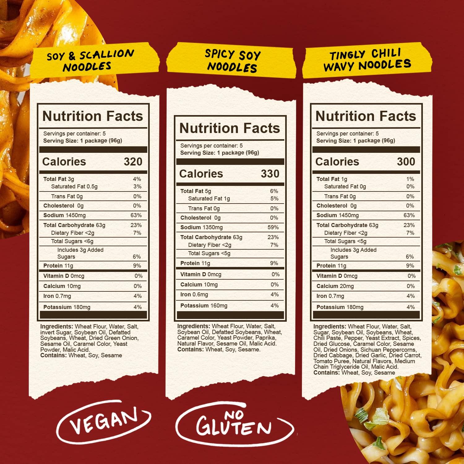 Momofuku Ramen Noodles Variety Pack by David Chang, 3 Flavors (5