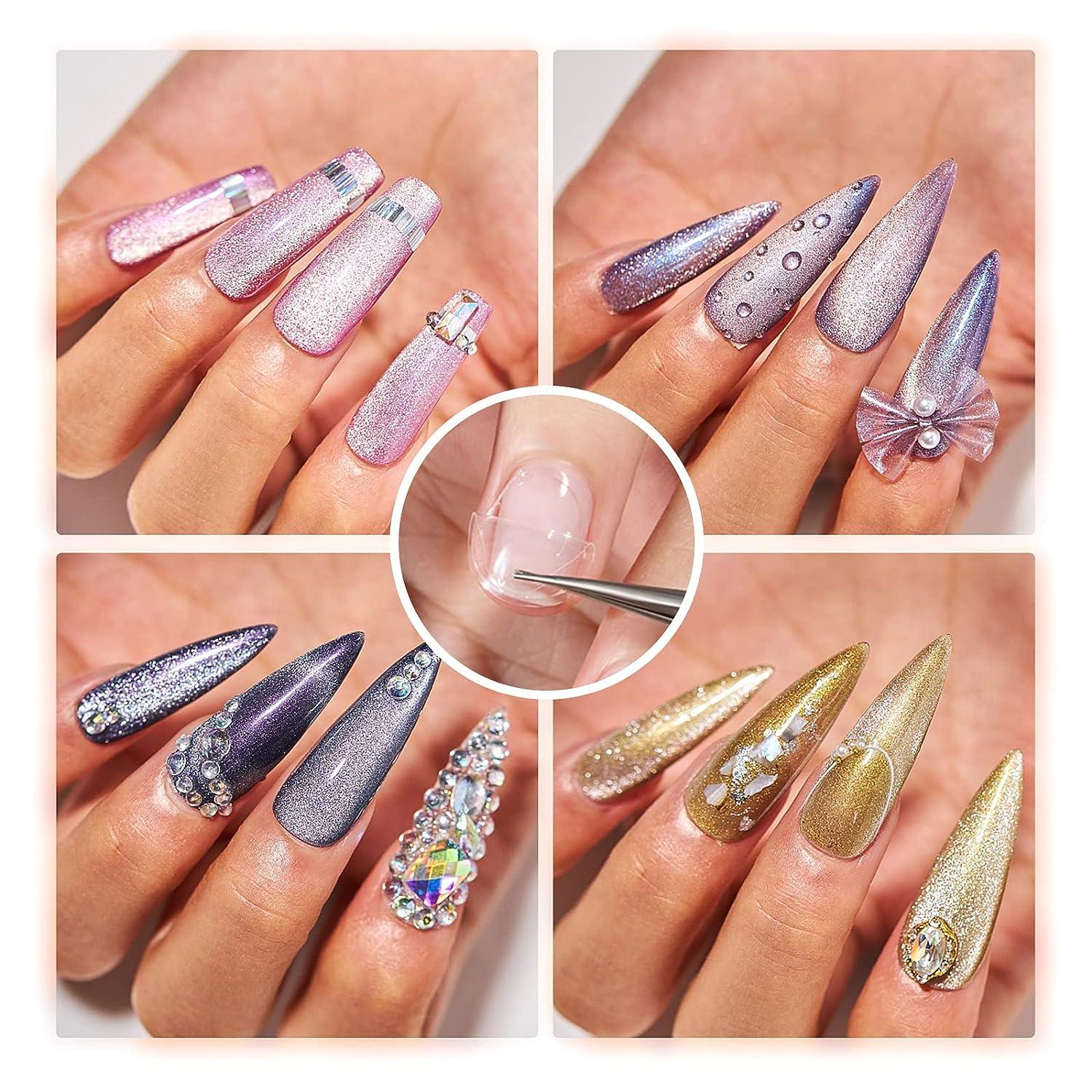 Wholesale 50 Sheets 24pcs Press On Double Side Jelly Nail Glue Adhesive  Waterproof Tape Stickers For Manicure Fake Nail Toe Tip - Nail Glue -  AliExpress