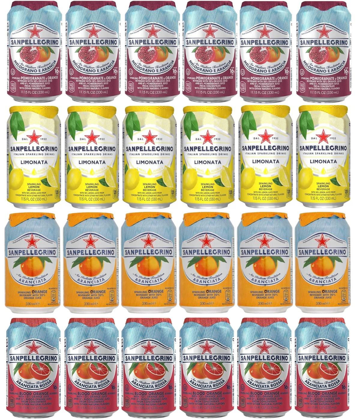 San Pellegrino Sparkling Fruit Beverages Variety Pack 11.15 Fl Oz