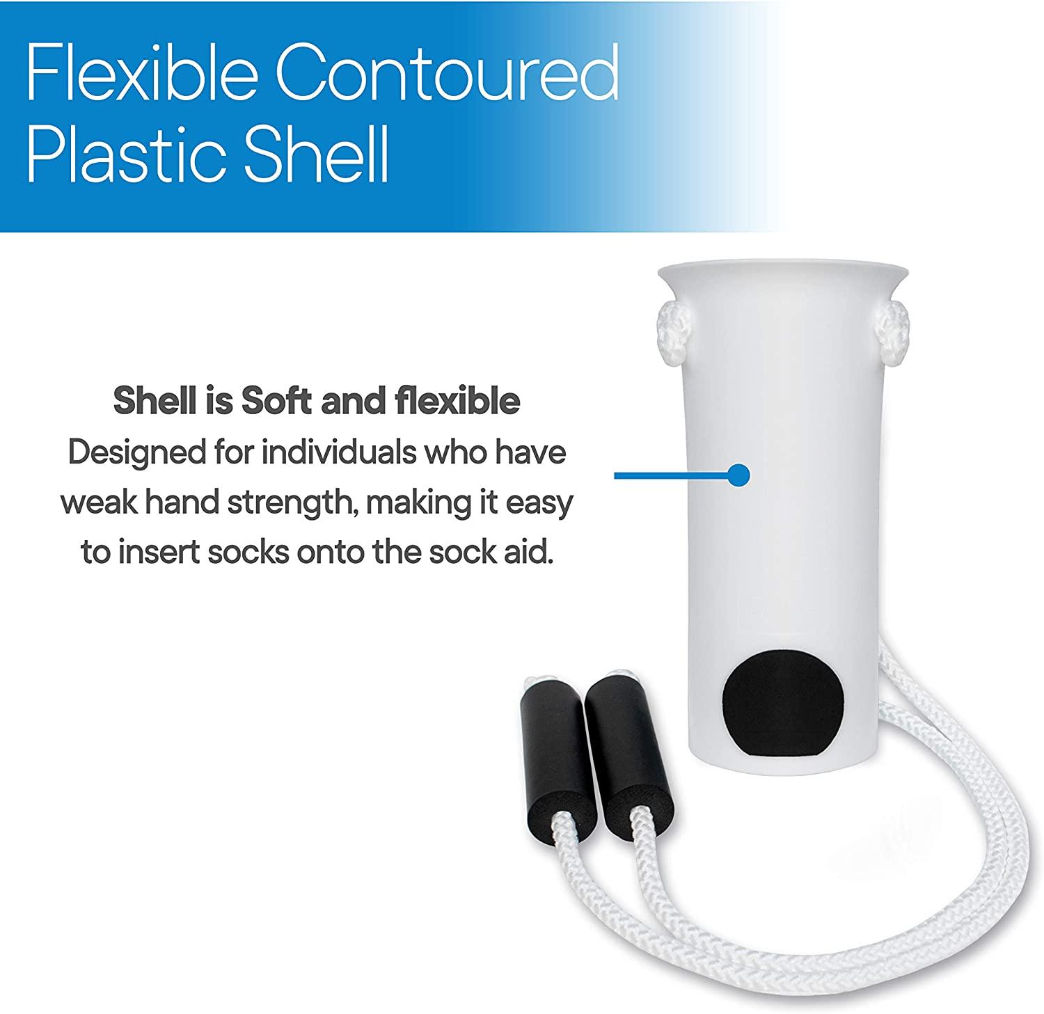 RMS Deluxe Sock Aid Socks Helper with Foam Handles