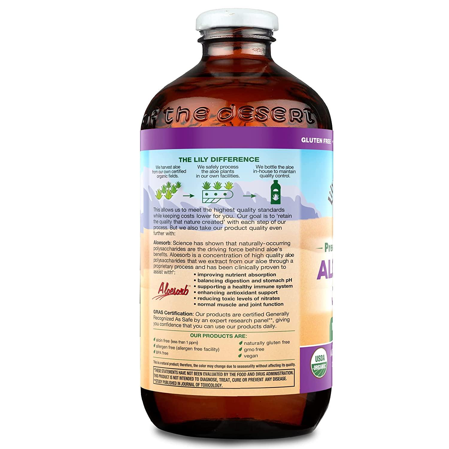 Lily of the Desert Aloe Vera Juice Drink - Whole Leaf, Preservative Free,  Vegan Dietary Support - 32 Fl Oz | Buy Now with Express International  Delivery | GoSupps.com