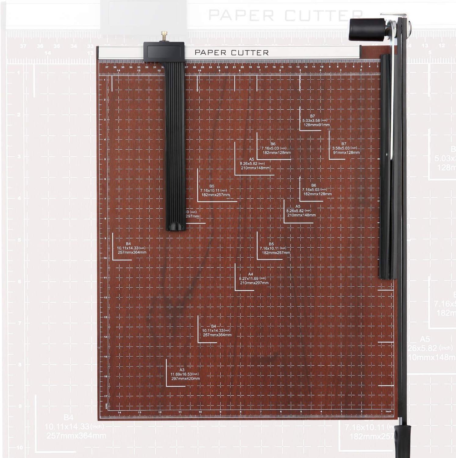 Paper Cutter Heavy Duty A3-B7 18" Cut Length Guillotine Paper Trimmer - View #4