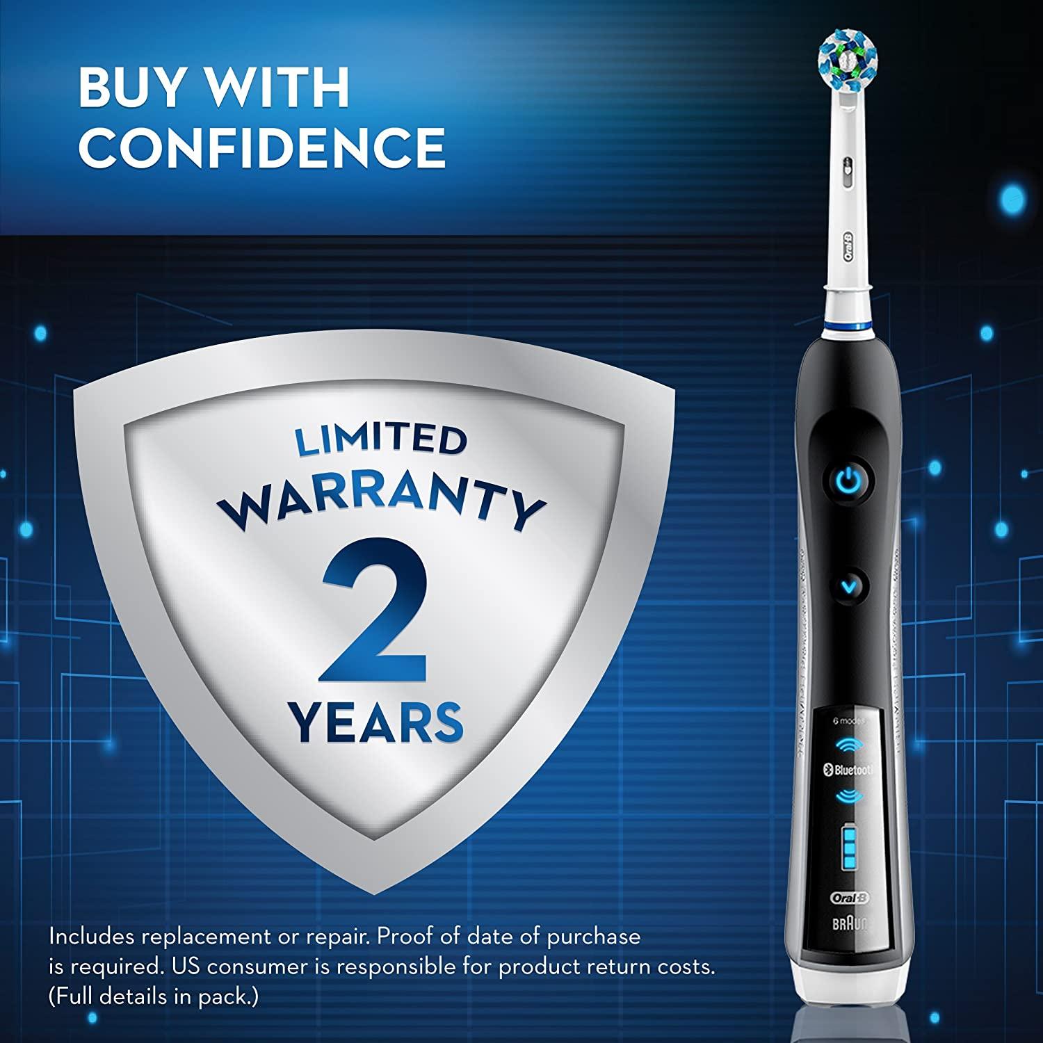 Oral-B 7000 SmartSeries Black Electronic Power Rechargeable