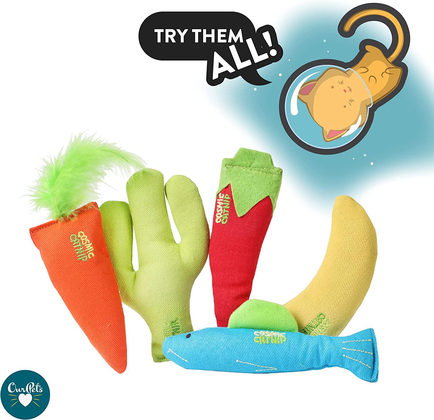 Catnip Banana OurPets Cosmic 100% Catnip Filled Chili Pepper 'Hot