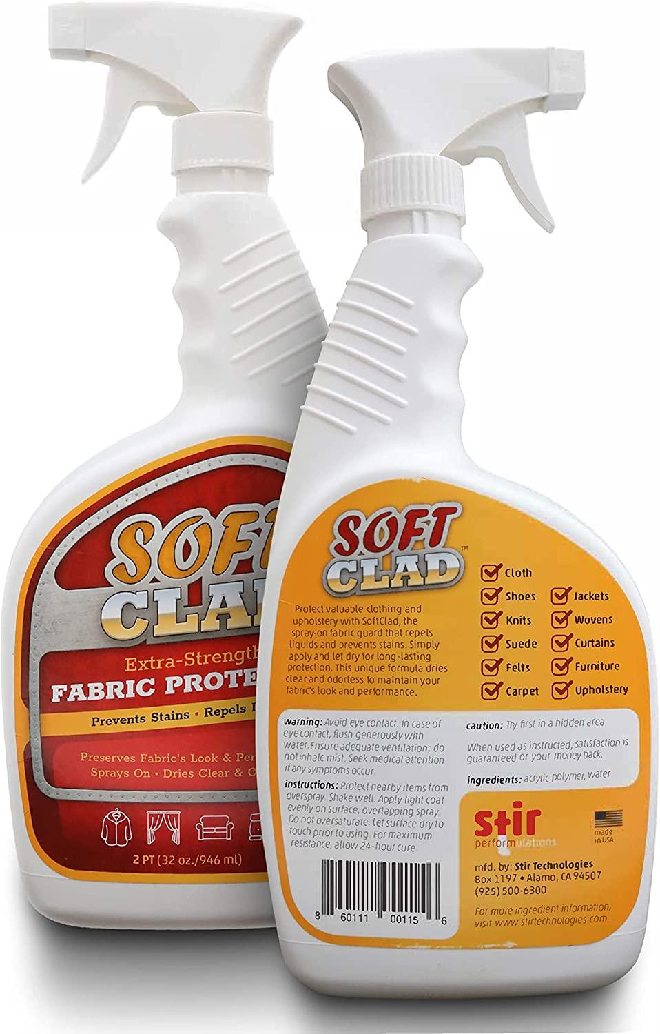 Extra Strength Fabric Protector Spray Prevents Stains and Repels