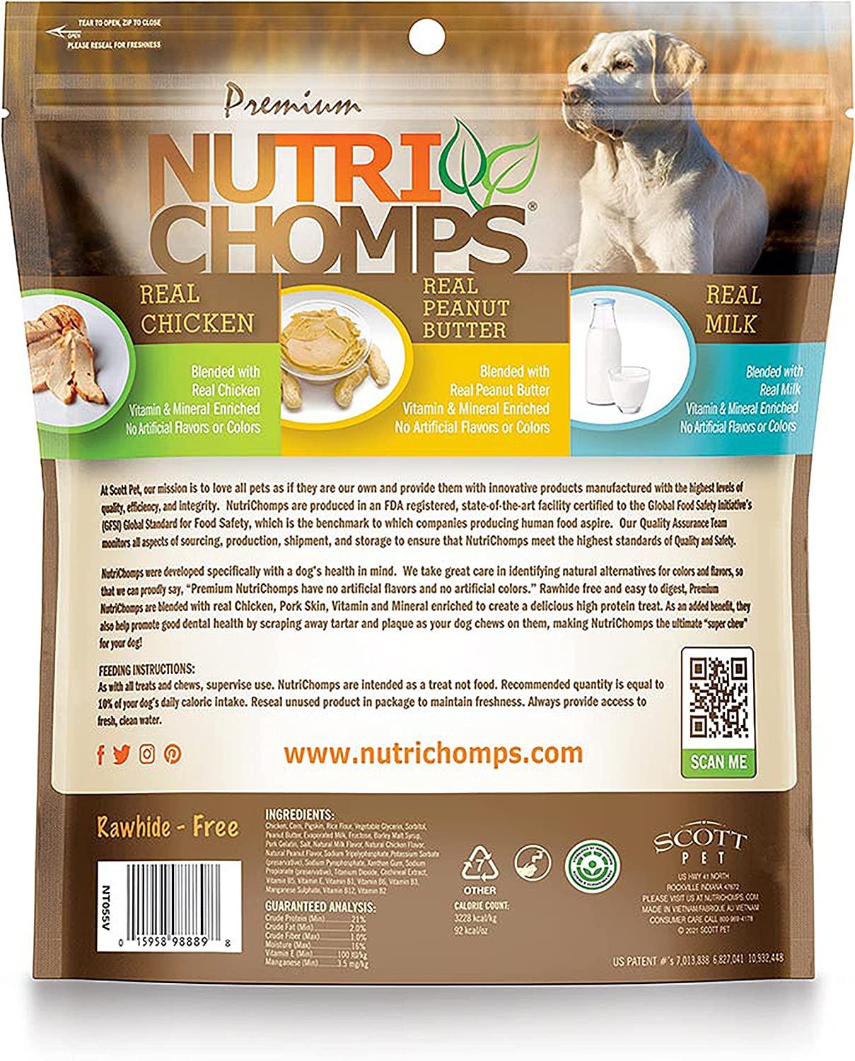 Nutri Chomps Dog Chew Multi 14.11 Ounce Pack of 1 Dog Chews