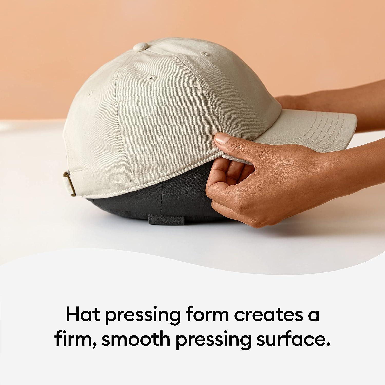 Cricut Hat Press Smart Heat Press Machine for Hats with Built-in Bluetooth  Connects to Cricut Heat App Curved Ceramic-Coated Heat Plate Easy  Temperature Control with Safety Base & Auto-Off Feature