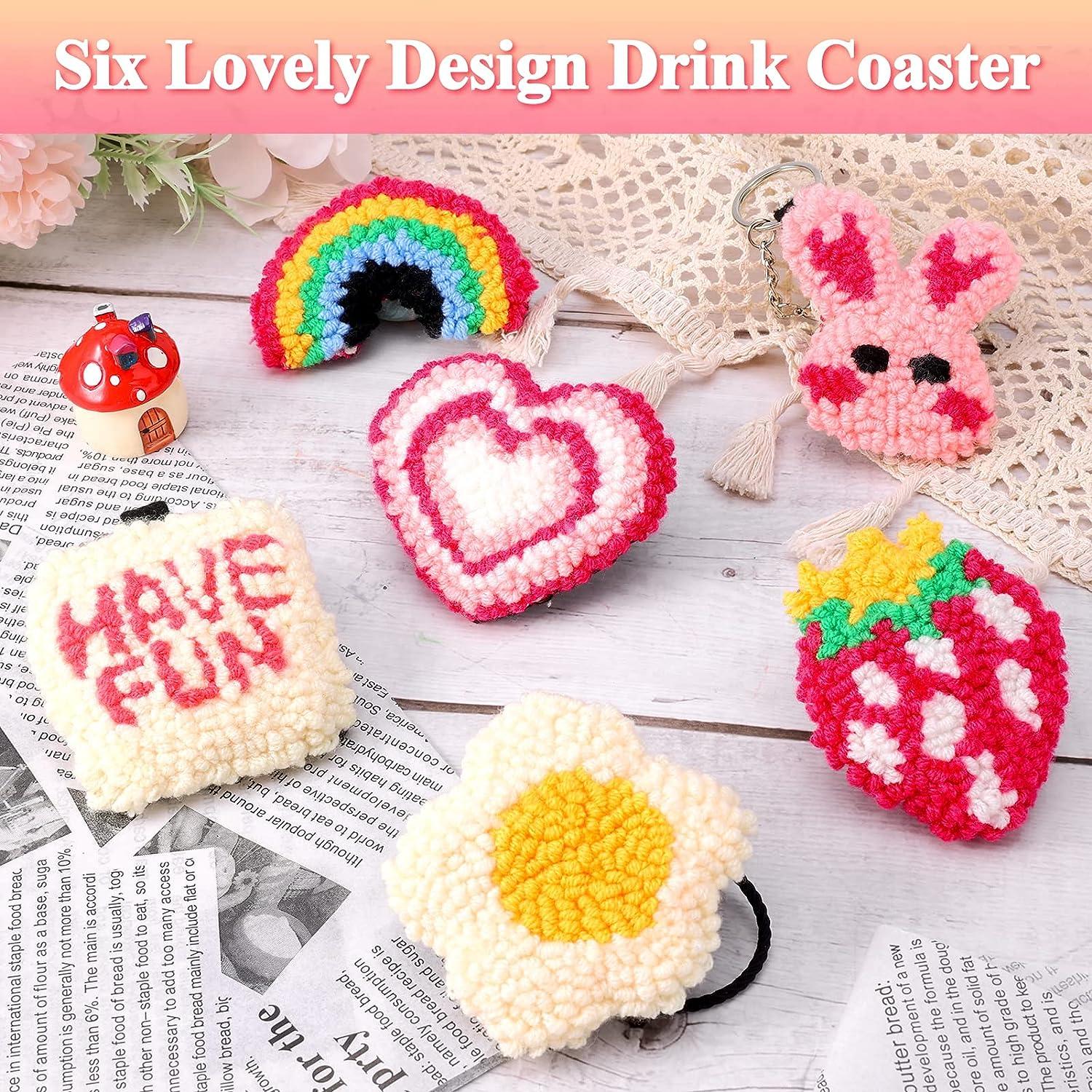 Red Heart Punch Needle Coaster​S Pattern