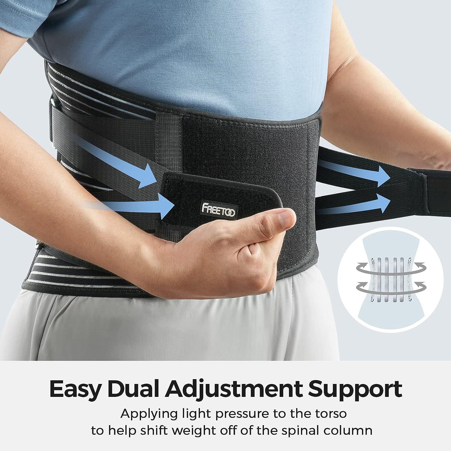 FREETOO Breathable Anti-skid Lumbar Support Back Braces for Lower Back –  Freetoobrace