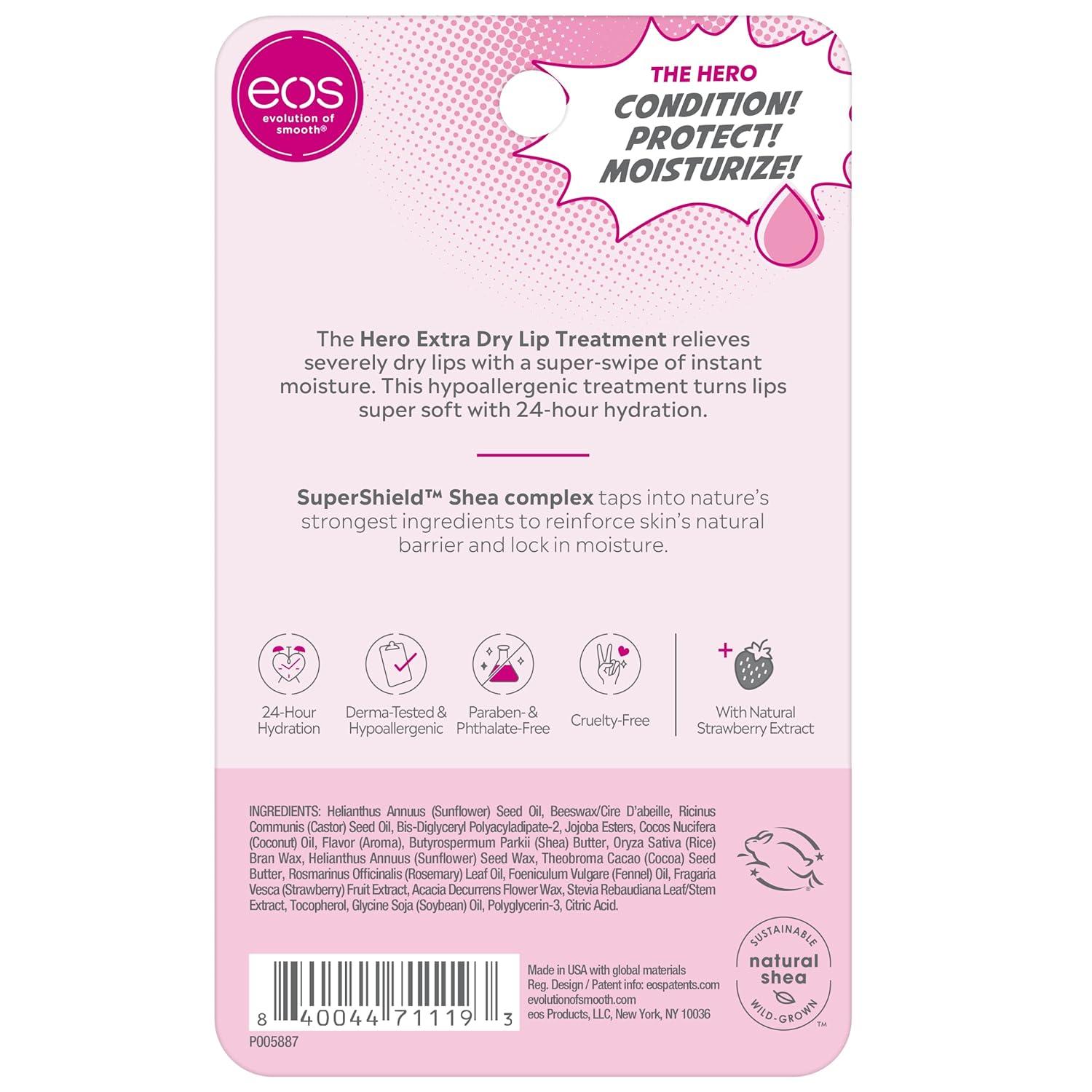 eos The Hero Lip Repair Extra Dry Lip Treatment 24HR Moisture for