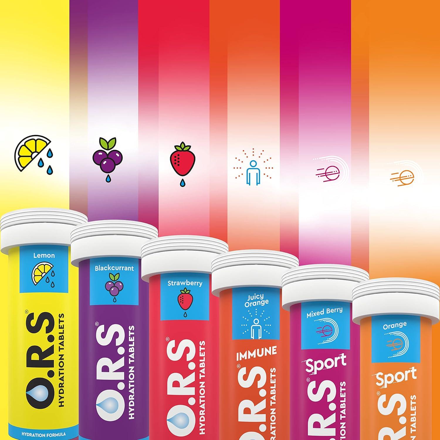 O.R.S. Hydration Tablets 8本セット O.R.S Hydration Tablets - Rehydration Tablets with Electrolytes