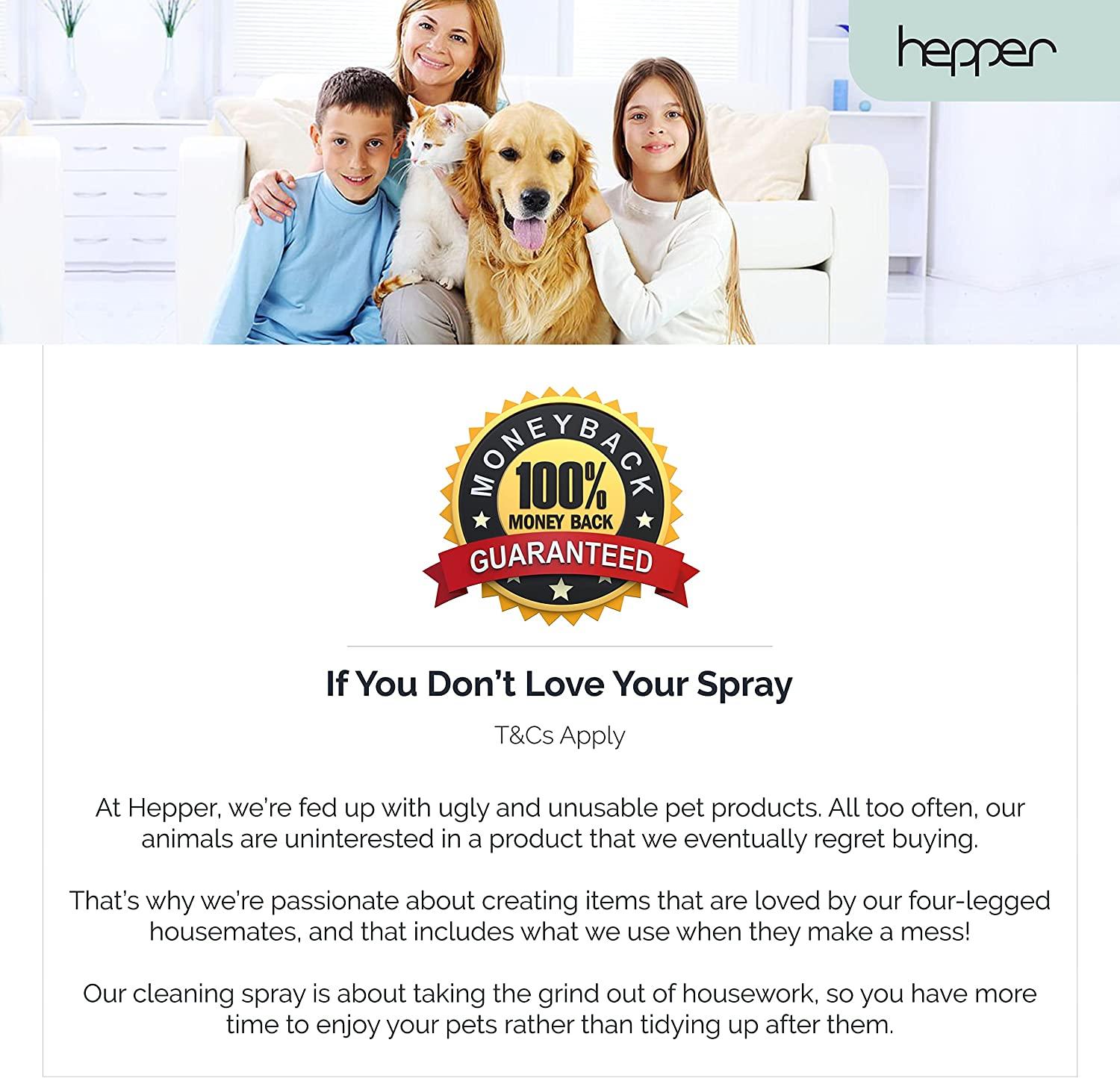 Hepper Advanced Bio Enzyme Pet Stain Odor Eliminator Spray