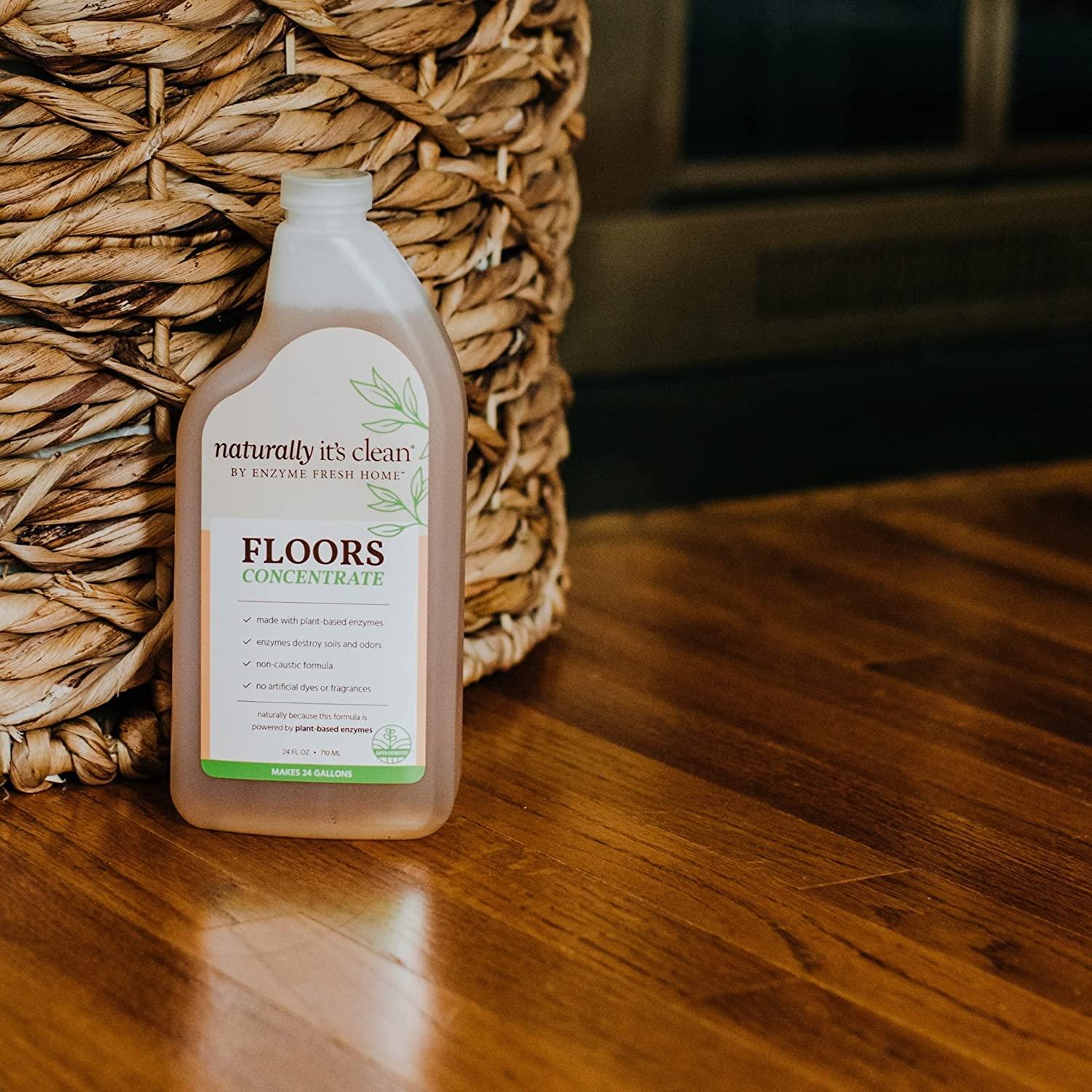 Naturally It's Clean Floor Enzyme Floor Cleaner Safer For Pets and
