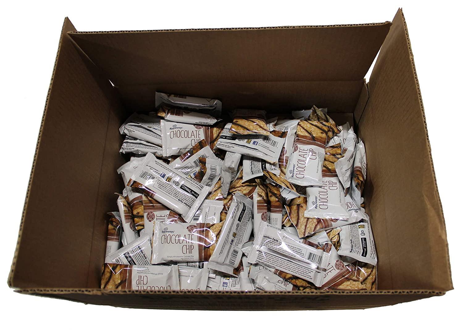 Appleways Whole Grain Chocolate Chip Oatmeal Bar 2.4 oz Pack of 12