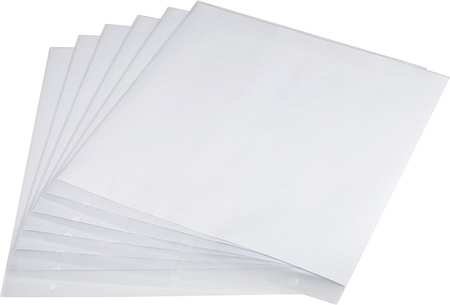 MBI 12x12 White Scrapbook Refill Pages (6 Pack)