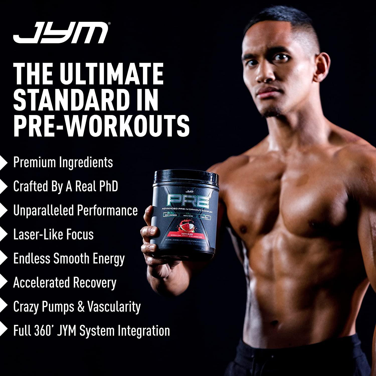 Pre JYM X Rise N' Grind Advanced PreWorkout Powder Massive Pumps