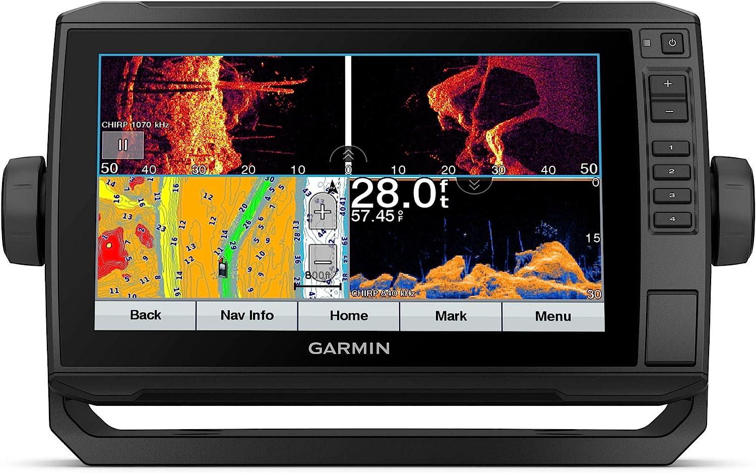 "Garmin ECHOMAP UHD 93sv with GT56UHDTM Transducer, 9"" KeyedAssist Touchscreen Chartplotter