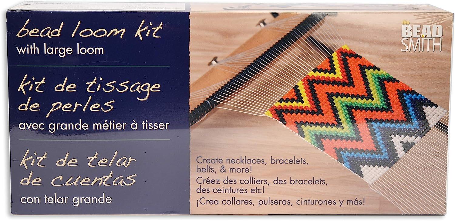 Beadsmith Bead Loom Kit for Beginners Includes Weave Necklaces Bracelets and