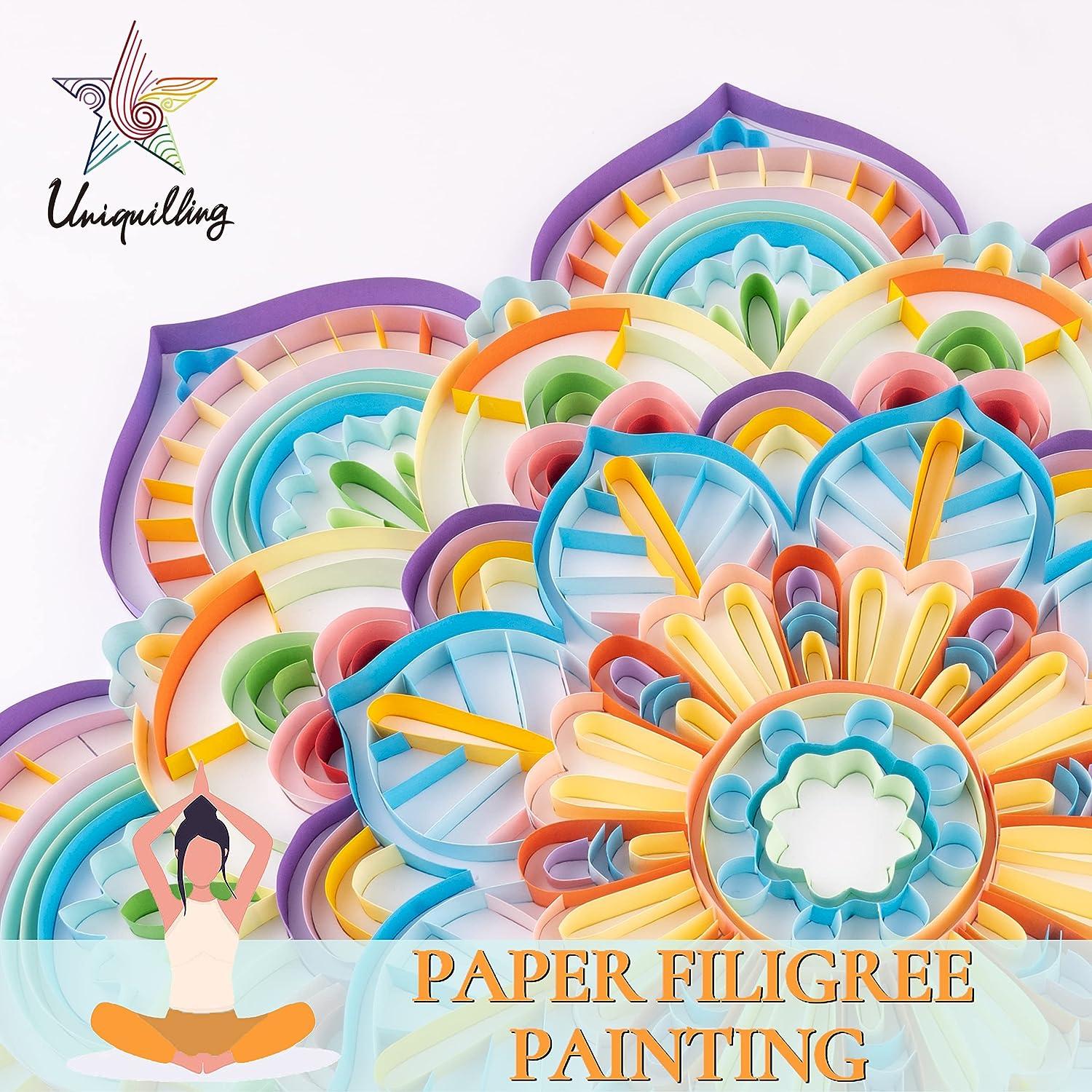 Uniquilling Quilling Paper Quilling Kit for Adults Beginner 16