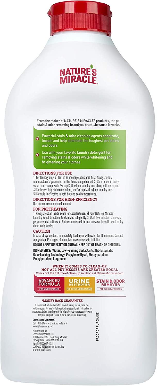 Nature's Miracle Laundry Boost 32 Ounces 32Ounce Squeeze