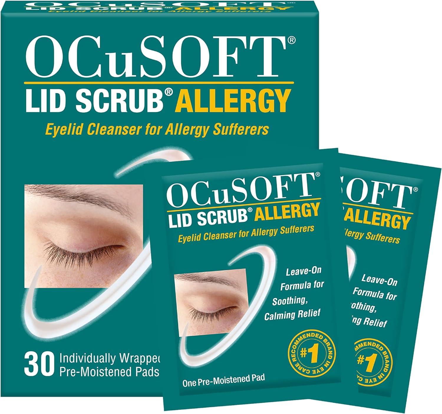 OCuSOFT Lid Scrub Allergy and Dry Eye Mask Bundle Soothe and Refresh