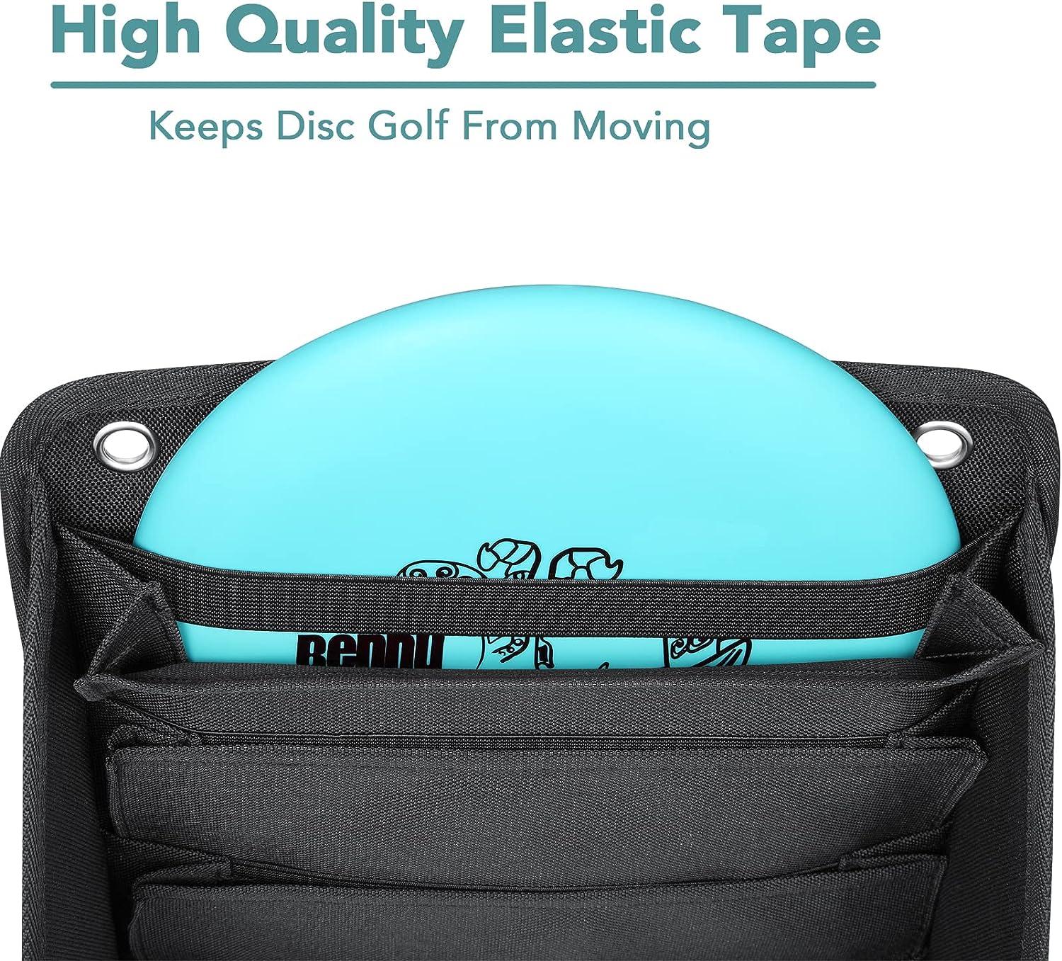 Lucky Clover Disc Cart Putter Pouch Secure Pocket for Discs & Accessories Fits Most Disc