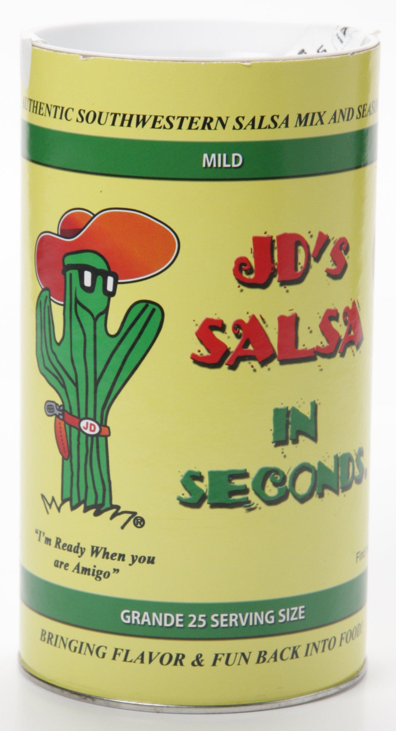 JD's Salsa in Seconds (MILD) Enjoy Instant Flavor with Our Delicious