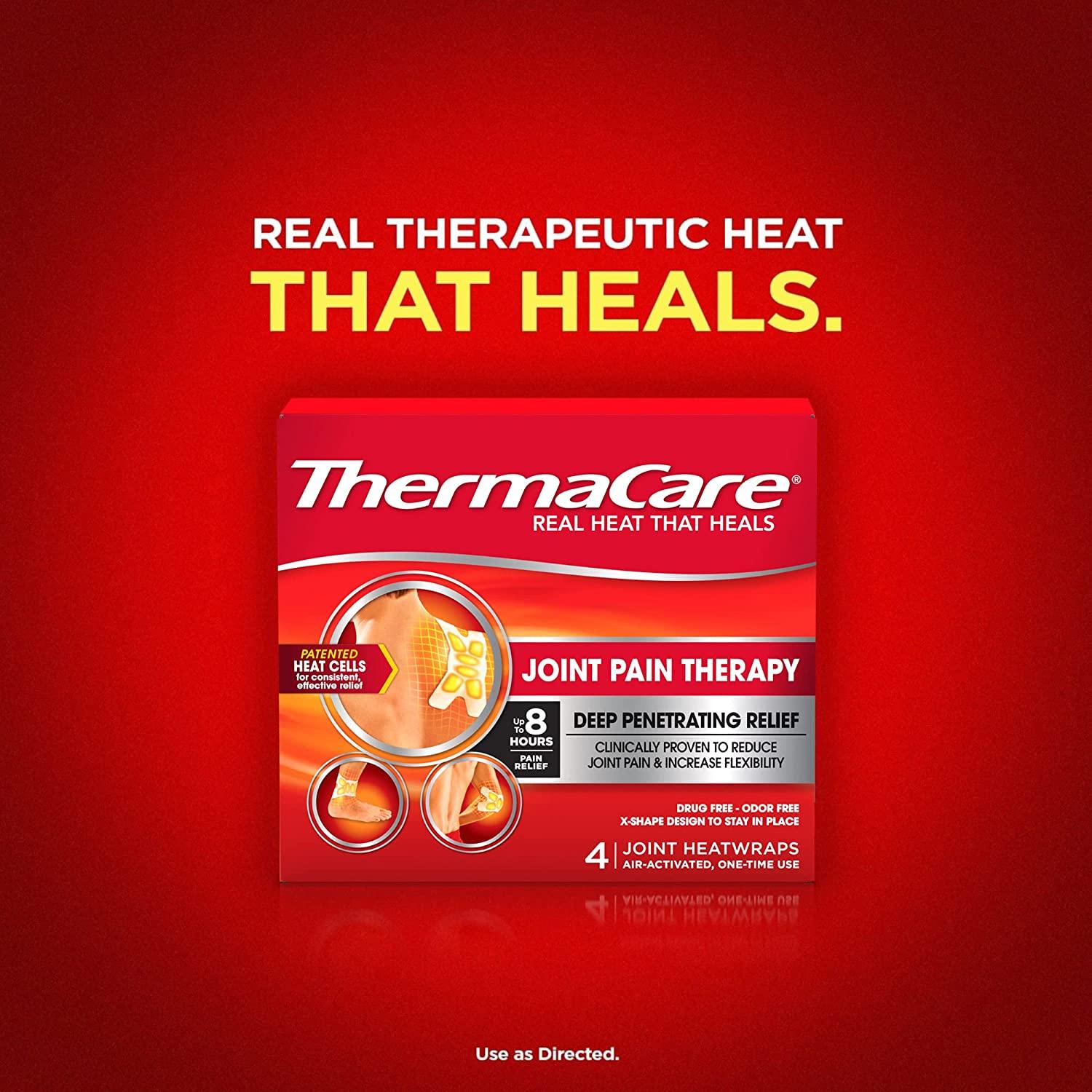 ThermaCare Portable Heating Pad, Joint and Muscle Pain Relief Patches