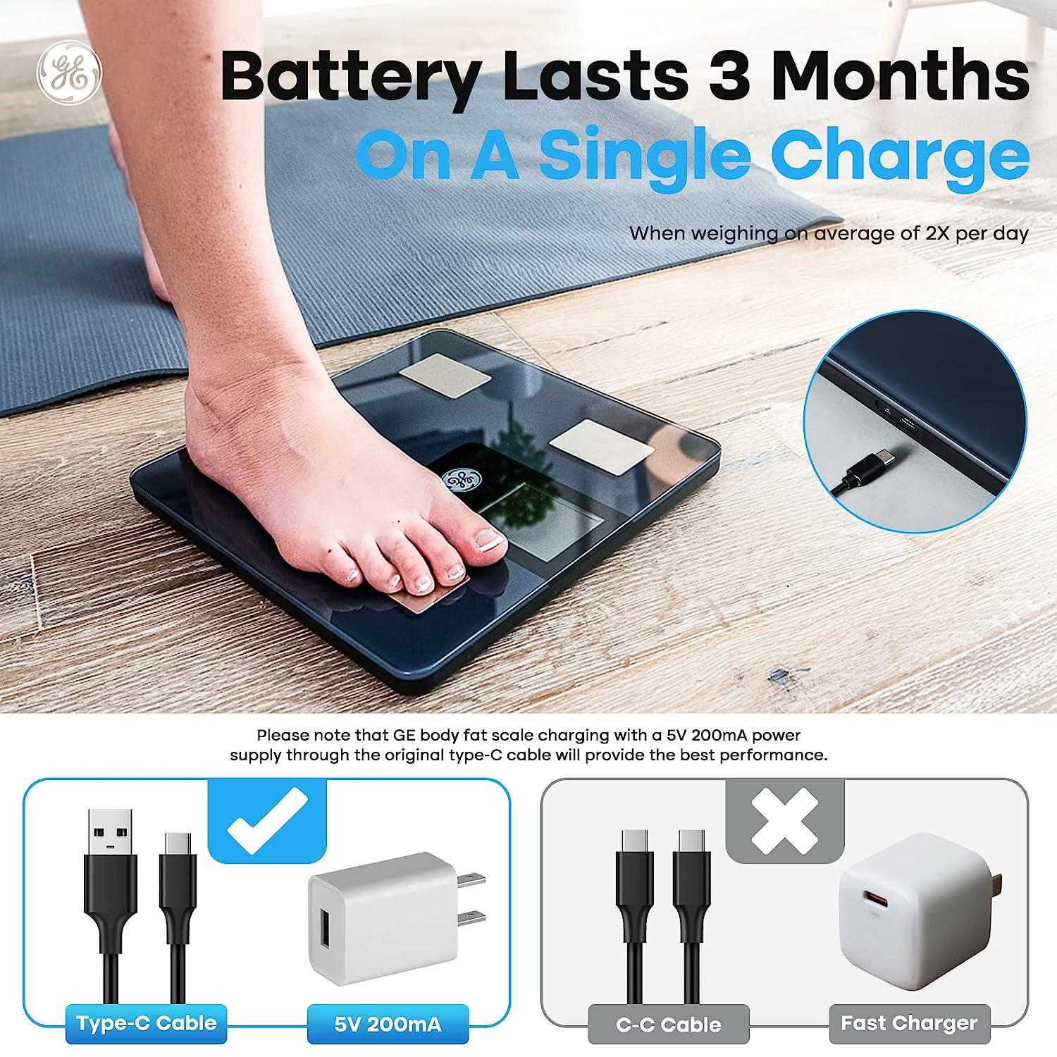 GE Smart Scale for Body Weight with All-In-One LCD Display, Weight Sca –  The Gadget Collective