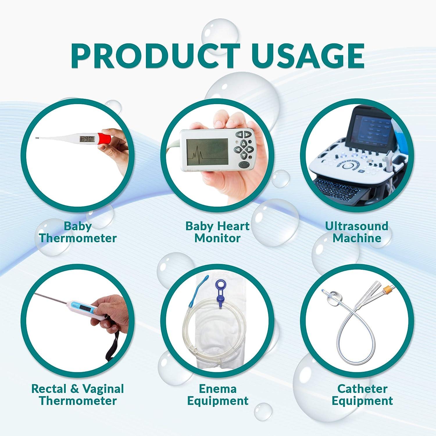 Med Pride Lubricating Jelly Tubes 4fl Oz Box of 12 Water Soluble