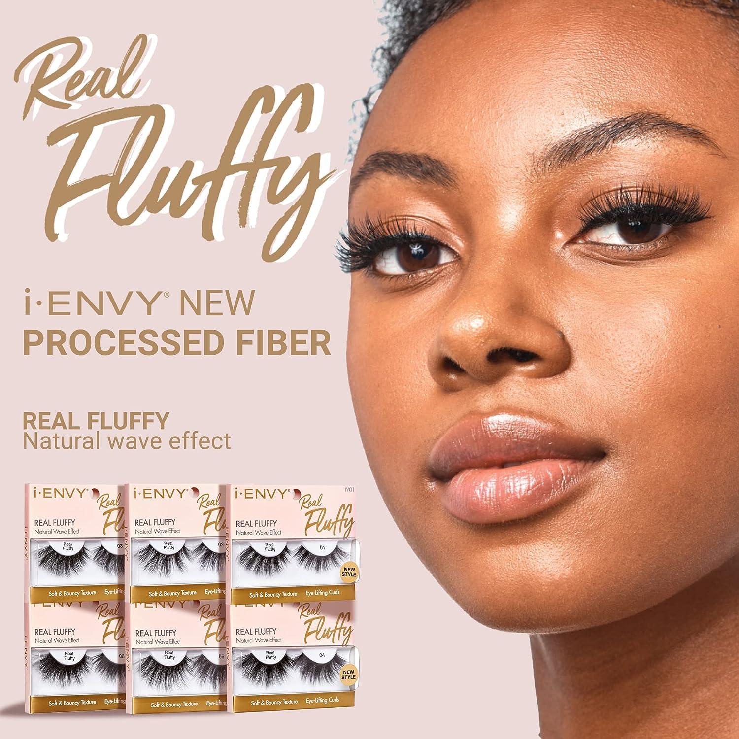 i-ENVY False Lashes Natural Wave Effect Eyelashes Eye Lifting Curls Real  Fluffy Fake Lashes (2)
