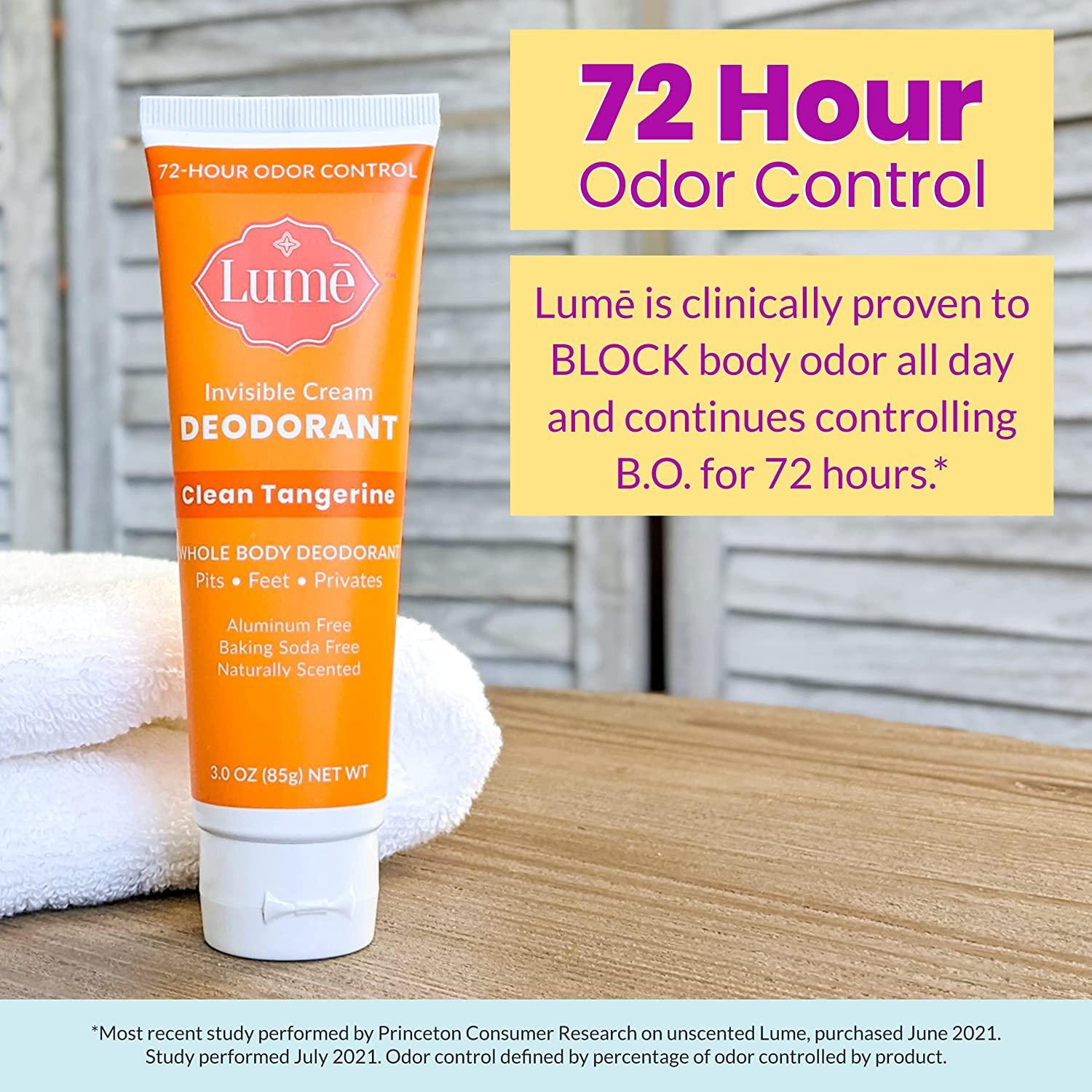 Lume Natural Deodorant Underarms and Private Parts Aluminum Free