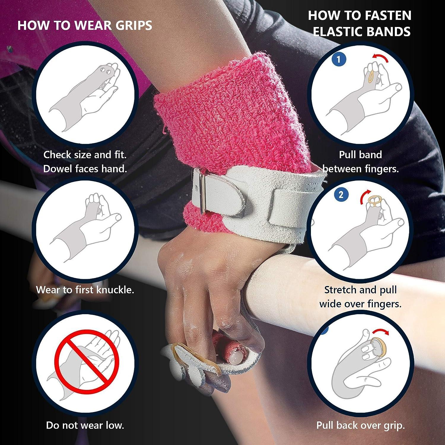 US Glove Women Hot Shot Uneven Bar Gymnastics Grips Womens Gymnastics