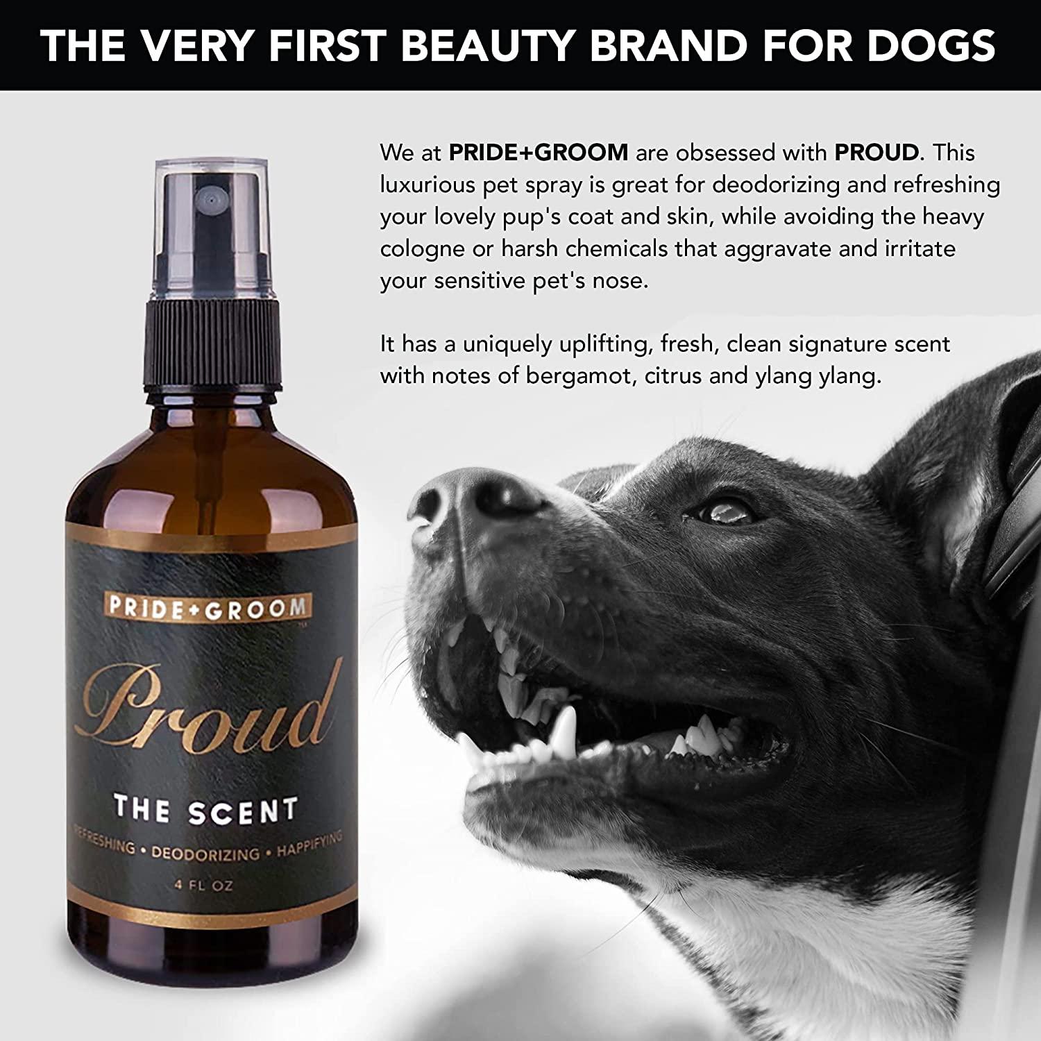 thumbnail image 2 of Pride And Groom Proud Dog Spray - Pet Deodorizer With Fresh Scent 4oz 2 of 5
