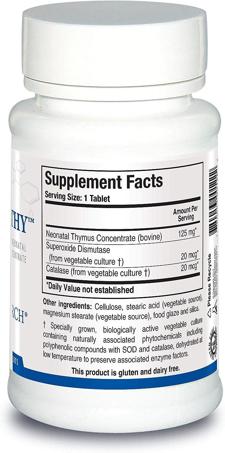 BIOTICS Research Cytozyme Thy Neonatal Thymus Concentrate. Supports