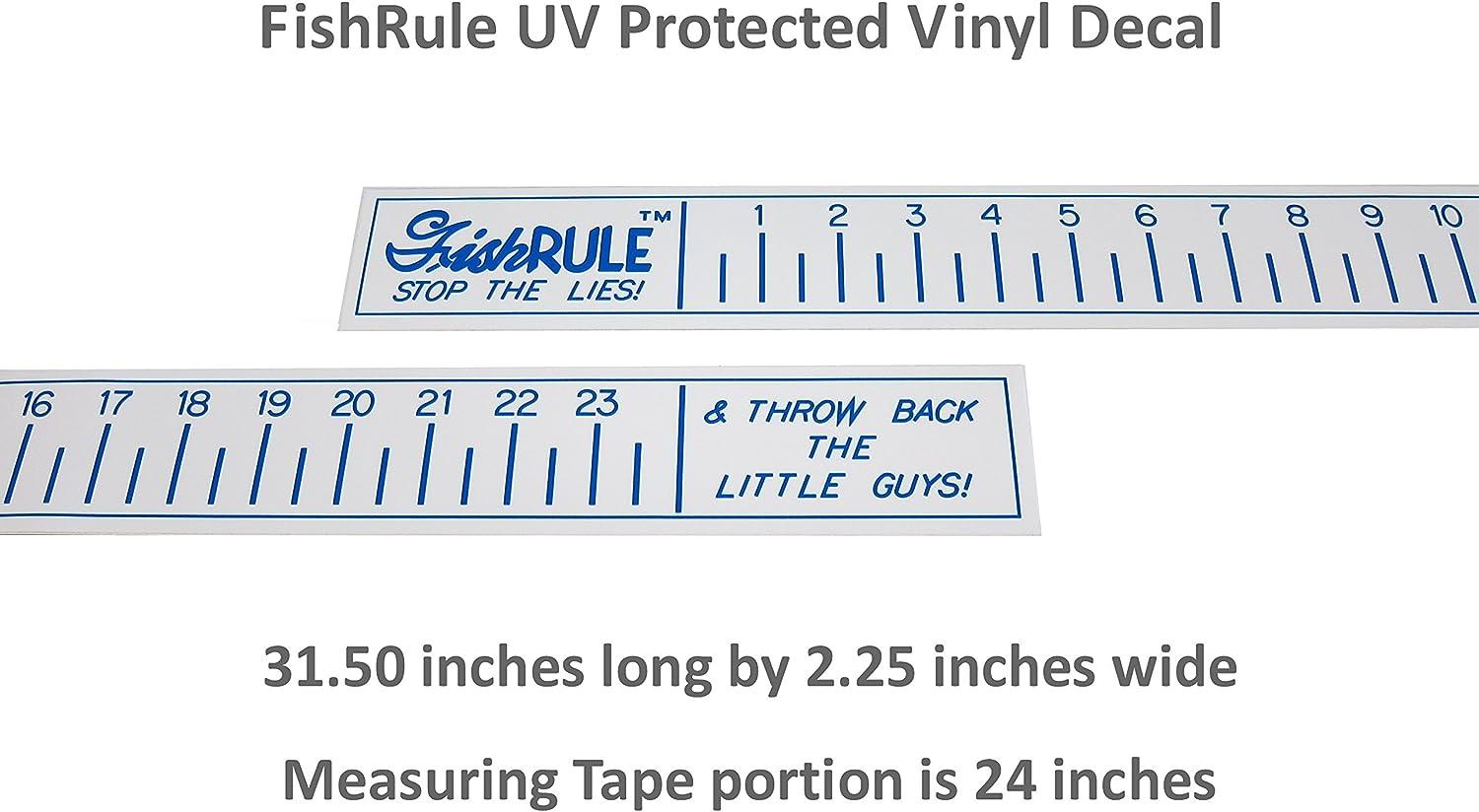 Fish Ruler 24 inch Boat Ruler Fishing Measuring Tape by FishRule